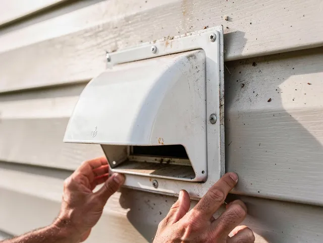 Wadsworth Dryer Vent Cleaning technician delivering thorough residential dryer vent cleaning service in Wadsworth